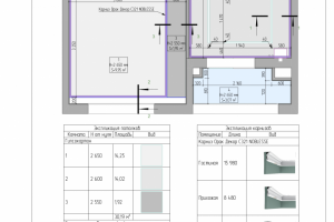 План потолков квартиры 40 кв.м.