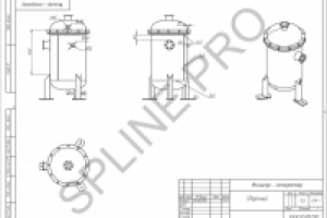 Сборочный чертеж фильтра-сепаратора