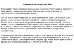 Описание для ИМ. Книга