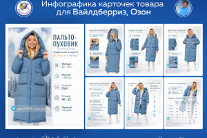 Женская одежда. Пуховик. Зима 2022-2023