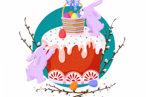 Пасха и пасхальные кролики.