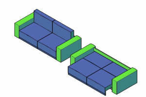 Диван мягкий