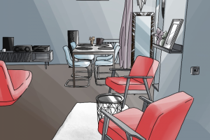 Скетч интерьера