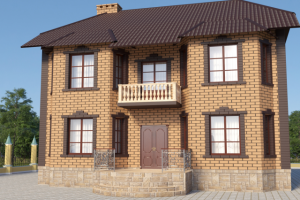 10 Готовый проект коттеджа 166 кв. м / Артикул С-50