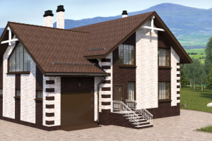 Готовый проект коттеджа 197 кв.м / Артикул Мт-121