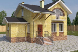 Готовый проект коттеджа 90 кв. м / Артикул DK-49