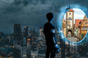 Анимационный баннер врата времени