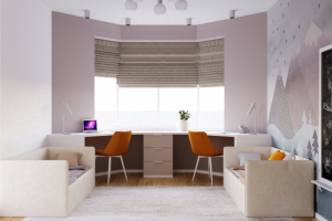 Дизайн-проект детской комнаты для девочек