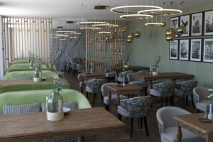 Дизайн интерьера кафе