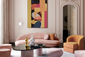 Визуализация гостиной