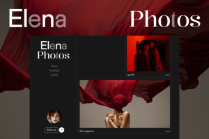 Сайт-портфолио для фотографа