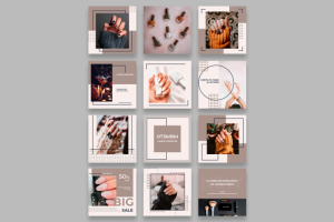 Дизайн ленты для мастера по маникюру