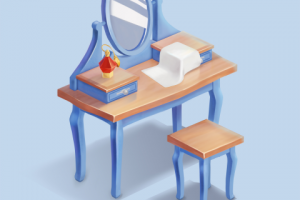 Столик с зеркалом