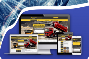 Сайт-каталог по доставке нерудных материалов СпецТранс-М