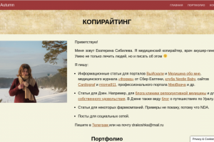 Портфолио копирайтера