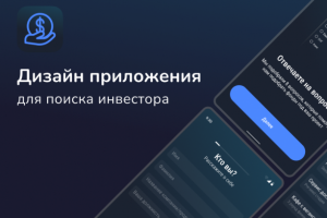 Дизайн приложения для поиска инвестора