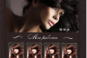 сайт парикмахера стилиста вариант 1