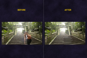 Удаление объектов с  изображения