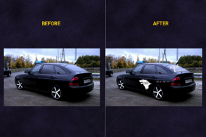 Ретушь(автомобиля, тюннинг, брендирование)