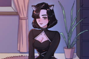 персонаж в аниме стиле