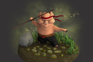 3d модель персонаж, собственный проект