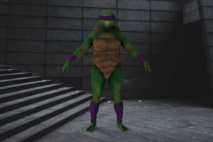 Ниндзя черепашка для игрового проекта