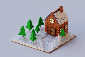 Зимняя сцена