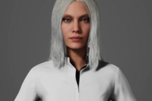 Женская 3D-модель