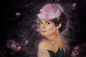 арт из фото "В паутине цветов"