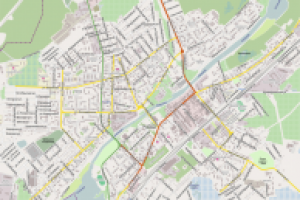 отрисовка карты города