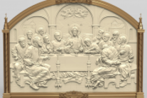 барельеф по мотивам Тайной вечеря Нестеренко