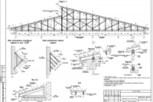 Стропильные конструкции кровли