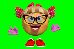 Смайлик-девочка