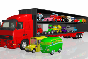 Разноцветные машинки.