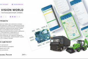 Геолокационный сервис - Vision world