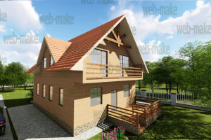 3D Визуализация, проекты загородных домов