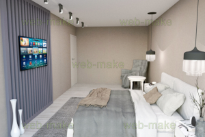 Визуализация спальни