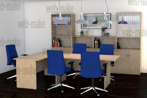 Визуализация мебели офисного помещения