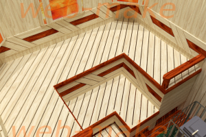 Проектирование бани, дизайн, раскладка бруса 1