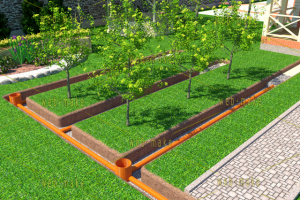 Иллюстрация дренажной системы