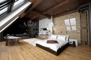 Фотомонтаж: Визуализация кровати в интерьере 01