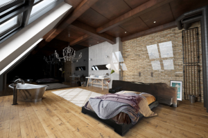 Фотомонтаж: Визуализация кровати в интерьере 03