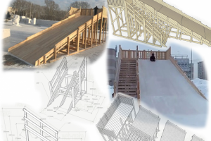 Проект зимней горки