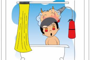 Стикер для организации в стиле love is...