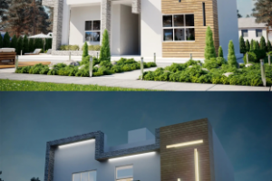 Визуализация фасада