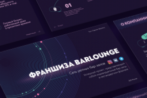 Бизнес-презентация | Франшиза BarLounge
