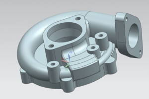 Турбина автомобиля(реверс-инжиниринг)