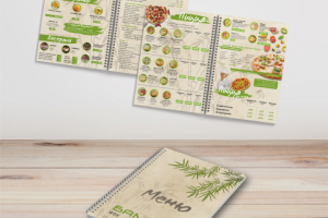 Верстка многостраничного меню Бамбук 2.0