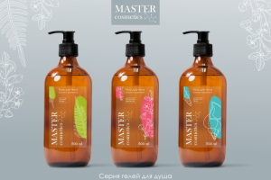 Дизайн этикеток гелей для душа