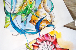 Акварельная иллюстрация